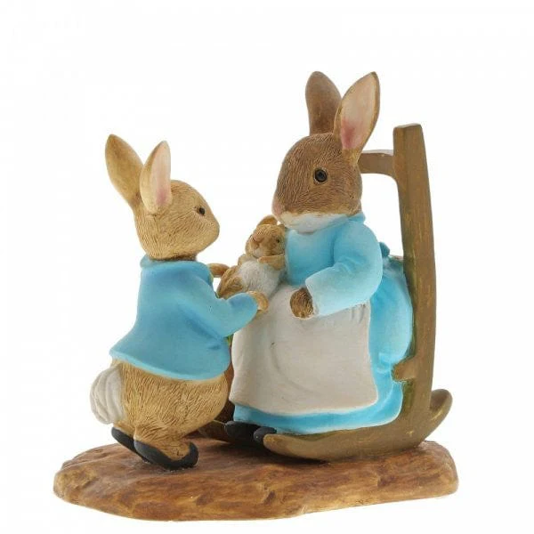 Beatrix Potter At Home by the Fire with Mummy Rabbit Figurine - Image 3
