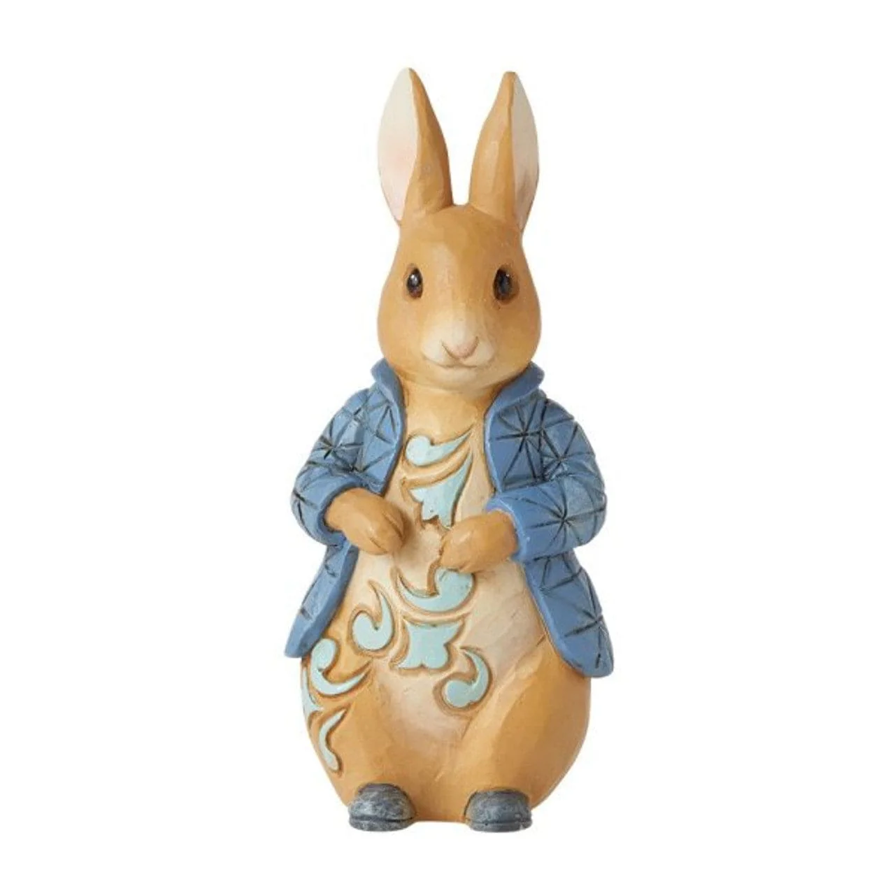 Beatrix Potter Pack of 4 Mini Figurines by Jim Shore (Peter Rabbit, Flopsy Bunny, Jemima Puddle-Duck, Benjamin Bunny) - Image 2