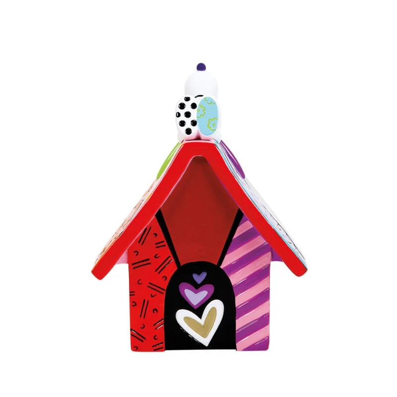 Britto Peanuts Snoopy on Doghouse Figurine 6019028 - Image 4
