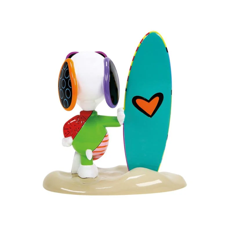 Britto Peanuts Snoopy Surfing Figurine 6019027 - Image 3