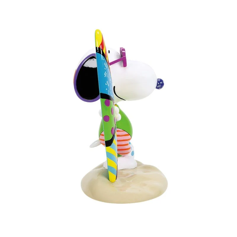 Britto Peanuts Snoopy Surfing Figurine 6019027 - Image 4