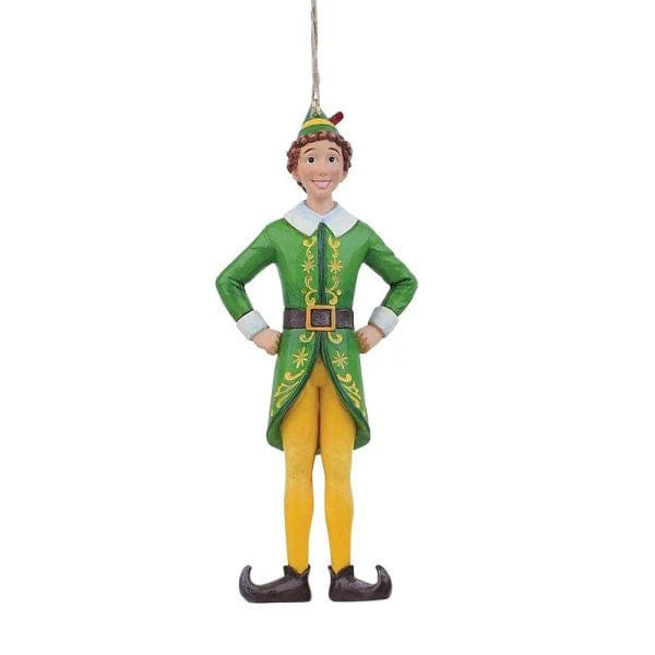 Buddy Elf in Classic Pose Hanging Ornament By Jim Shore 6013944