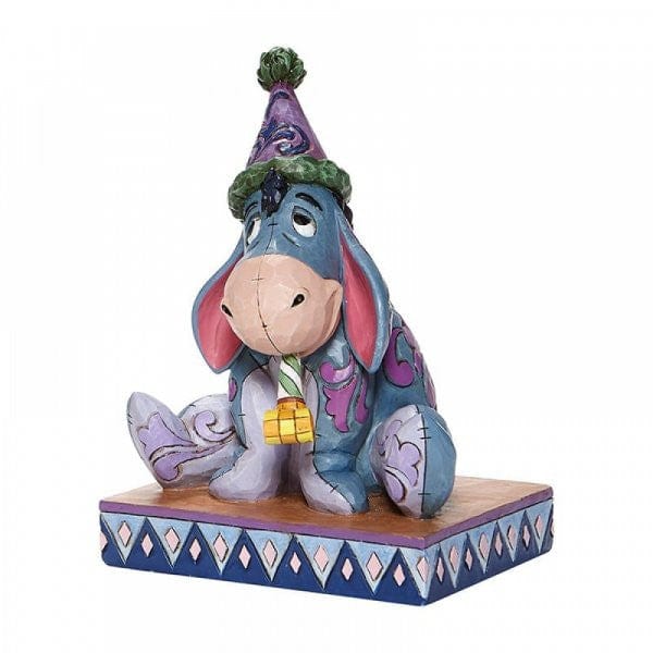 DAMAGED BOX - Disney Traditions Birthday Blues - Eeyore with Birthday Hat Figurine 6008074 - Image 3
