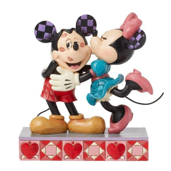 DAMAGED BOX - Disney Traditions Hugs & Kisses (Mickey & Minnie Love Figurine) By Jim Shore 6016327 - Image 2