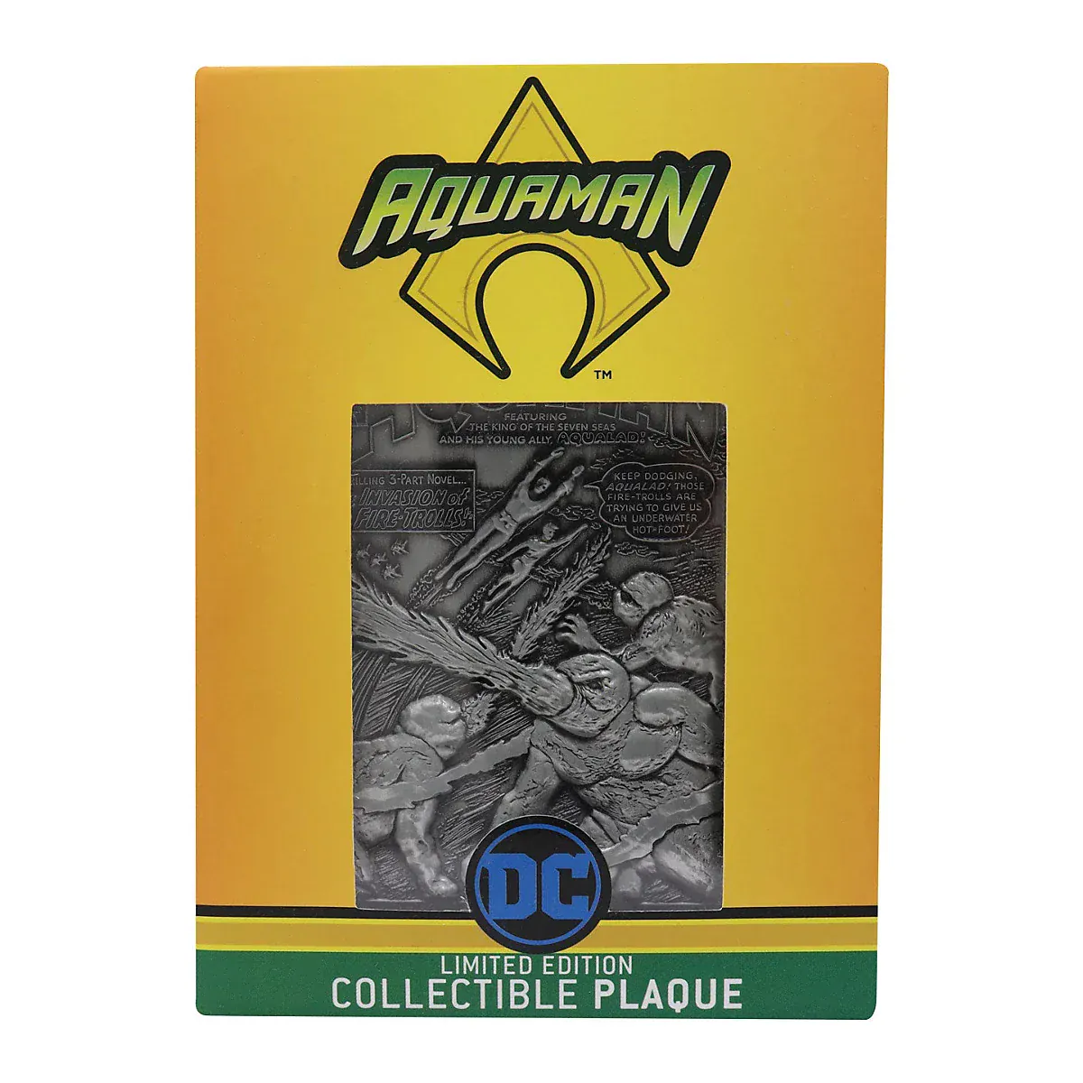 DC Comics Limited Edition Aquaman Metal Ingot