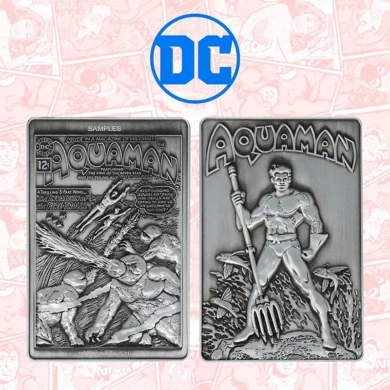 DC Comics Limited Edition Aquaman Metal Ingot - Image 3