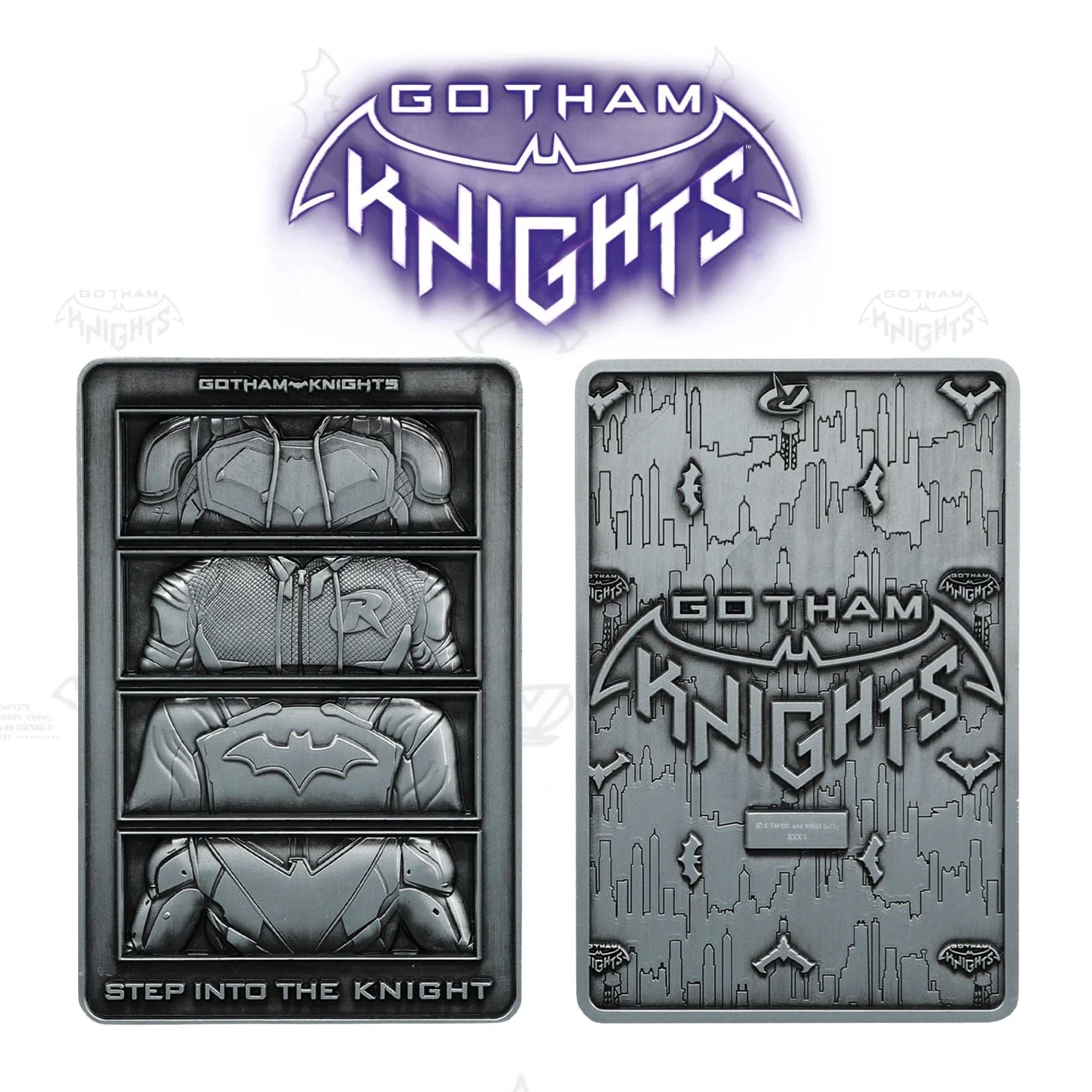 DC Gotham Knights Limited Edition Insignia Metal Ingot - Image 2