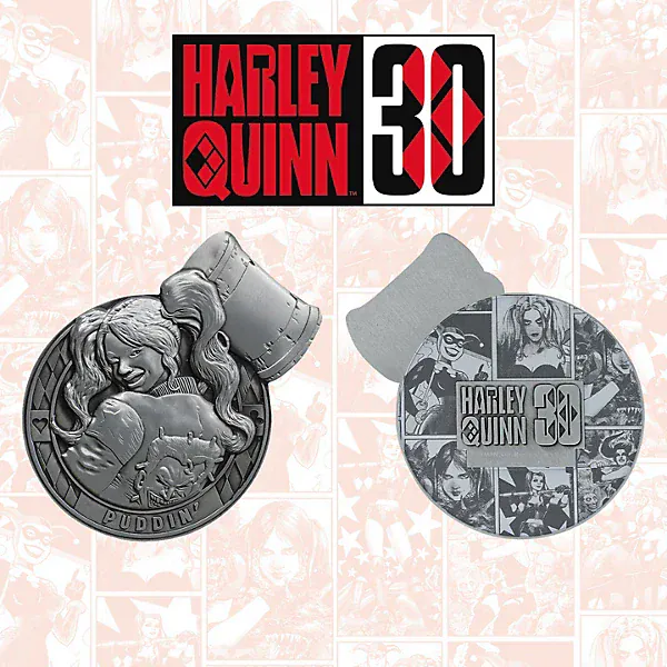 DC Harley Quinn Limited Edition 30th Anniversary Medallion - Image 2
