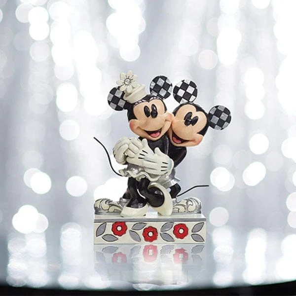 Disney Traditions Disney 100 Centennial Celebration Mickey & Minnie Mouse Figurine 6013198 - Image 4