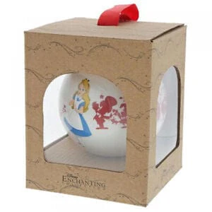 Disney Enchanting Alice in Wonderland Christmas Bauble We're All Mad Here A29679 - Image 3