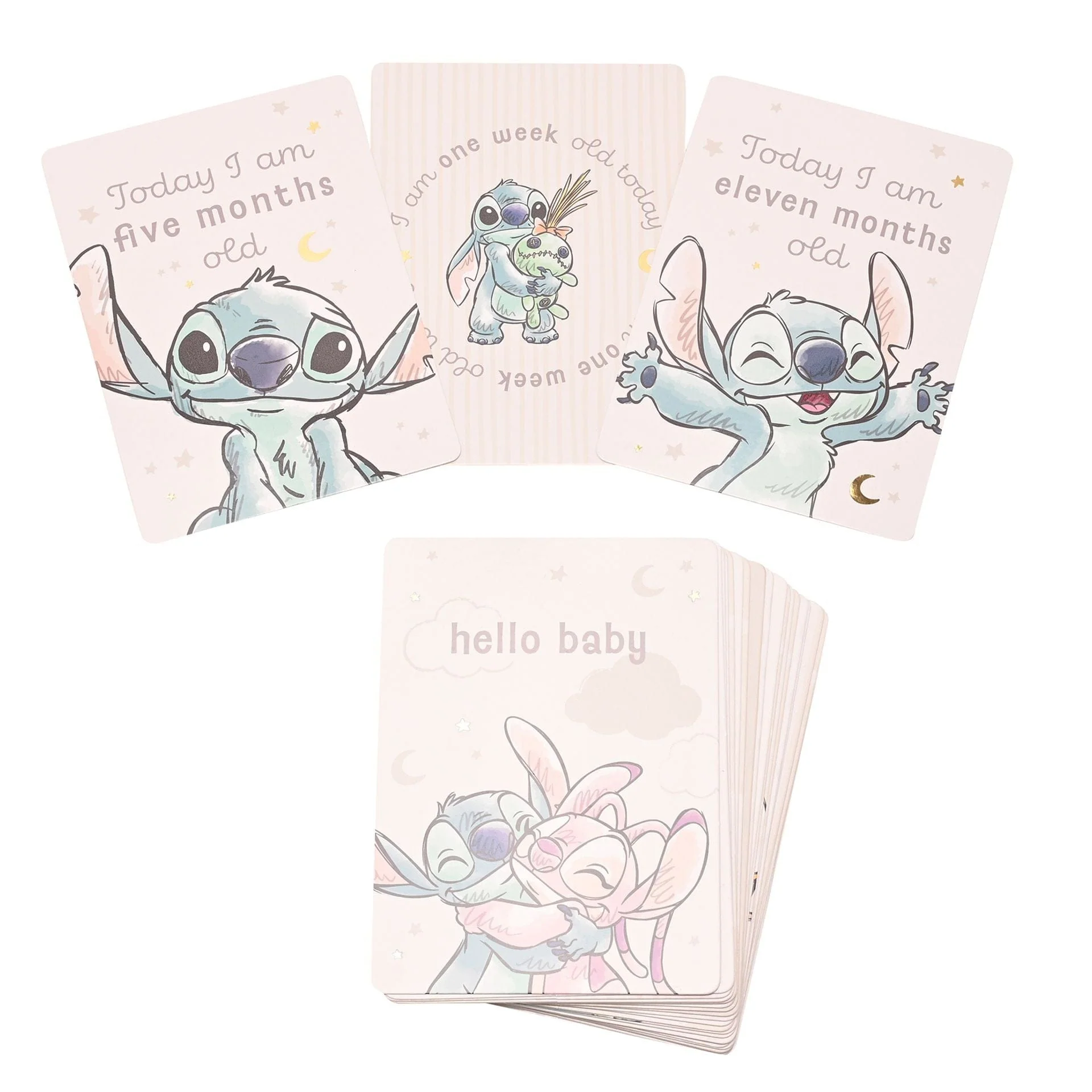 Disney Baby Magical Beginnings Milestone Cards Stitch - Image 2