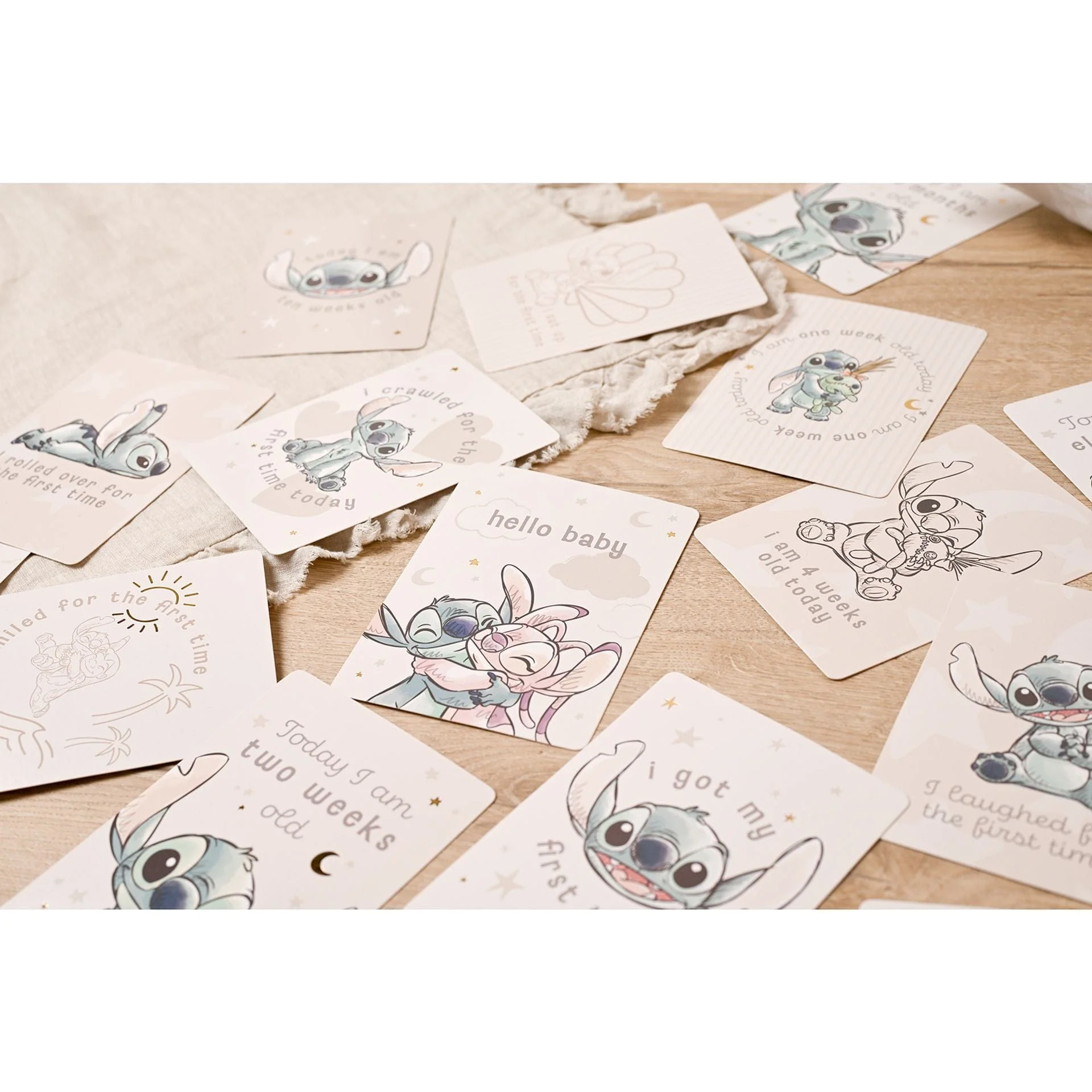 Disney Baby Magical Beginnings Milestone Cards Stitch - Image 3