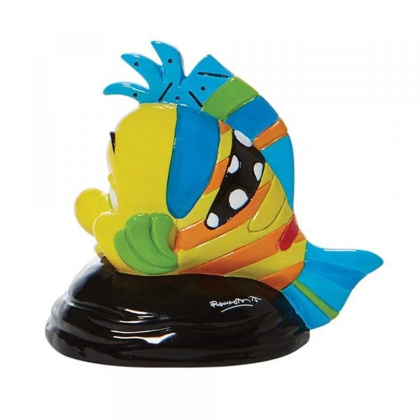 Disney Britto Flounder Mini Figurine 6009053 - Image 2