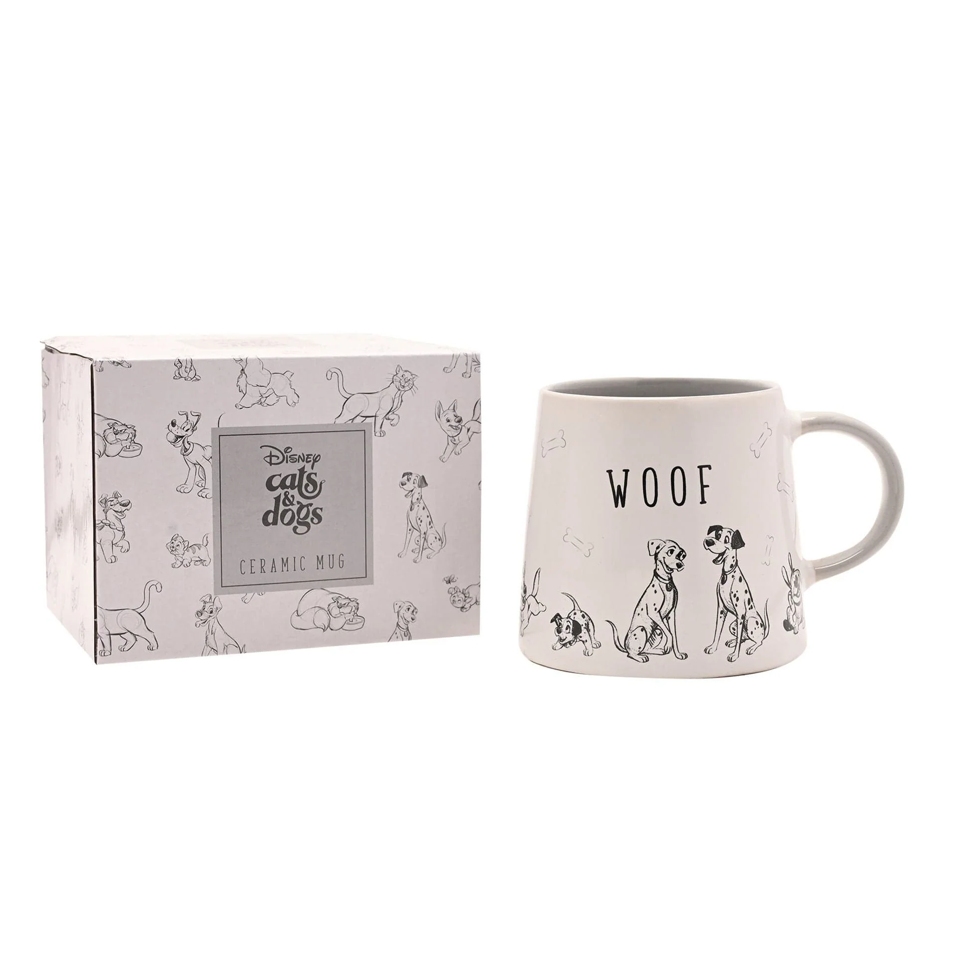 Disney Cats & Dogs Mug - Woof 101 Dalmatians - Image 2