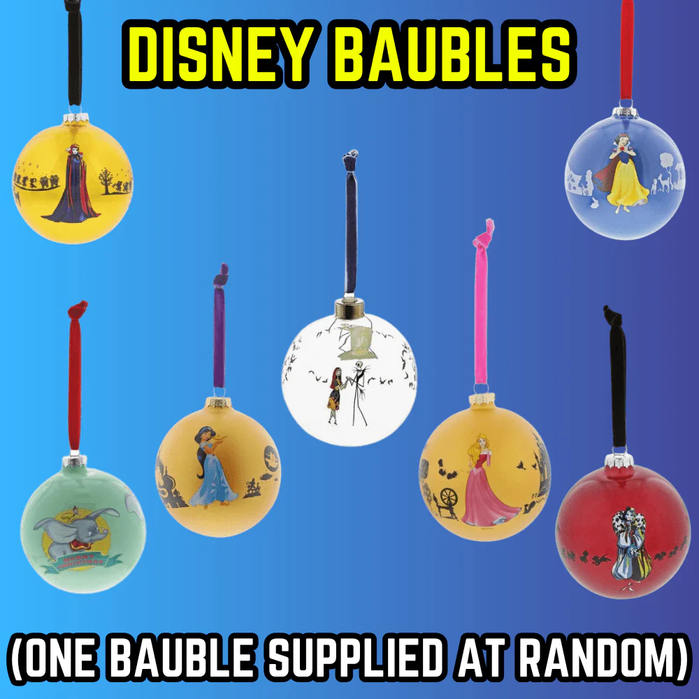 Disney Enchanting Christmas Bauble - one supplied at random