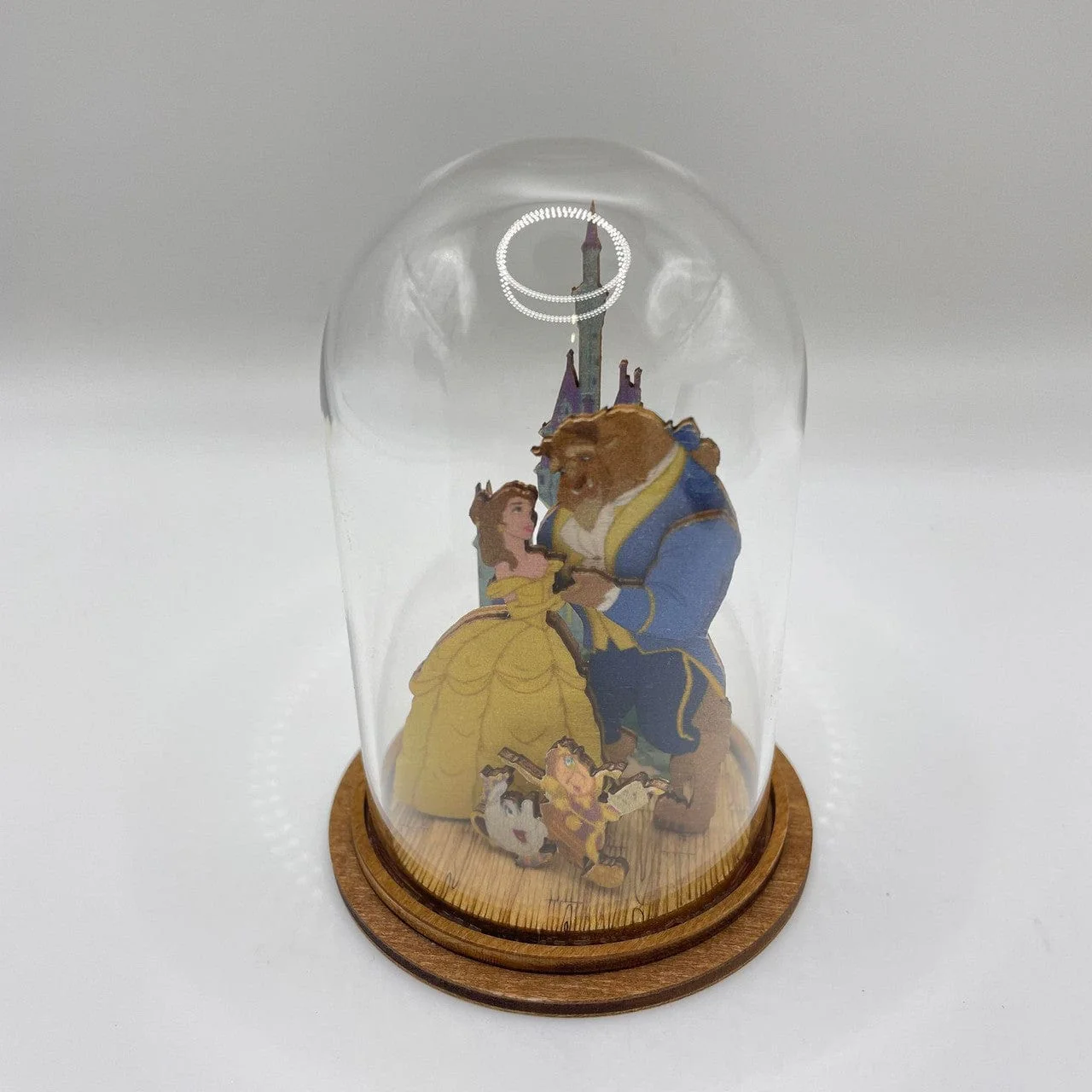 Disney Enchanting Glass Dome 6 piece bundle figurines (combined rrp £102) - Image 8