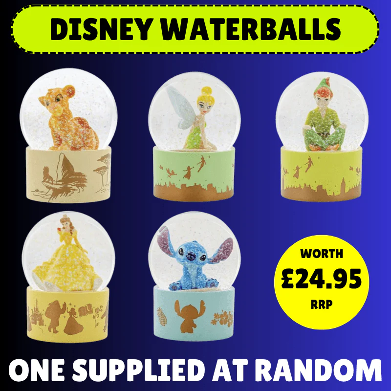 Disney Enchanting Waterball Figurine One At Random