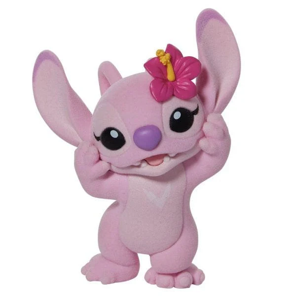 Disney Grand Jester DOUBLE PACK Stitch and Angel Flocked Figurines - Image 3
