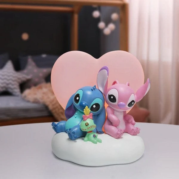 Disney Grand Jester Studios Light up Stitch & Angel Scene 6014914 - Image 4