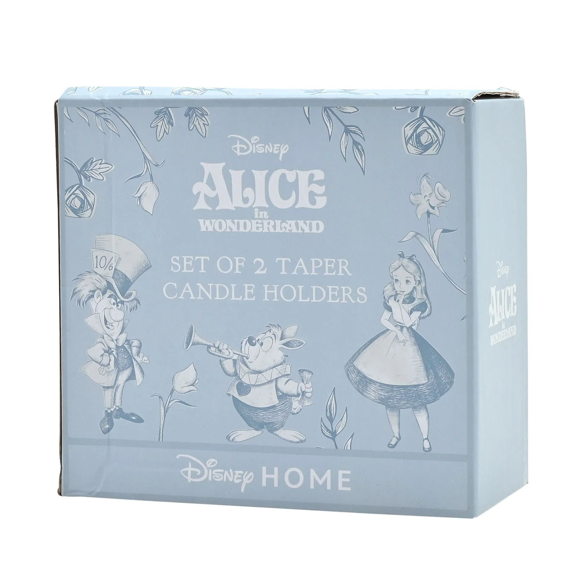 Disney Home Alice in Wonderland Set of 2 Taper Candle Holders - Image 7