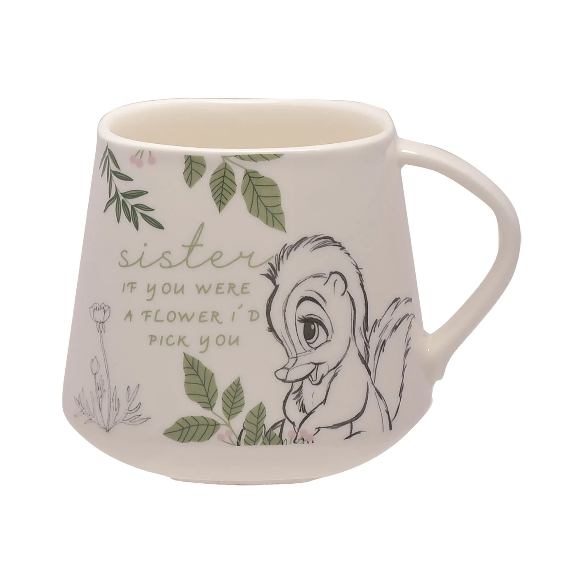 Disney Home Forest Friends Flower Mug & Coaster Set 'Sister' Bambi - Image 2