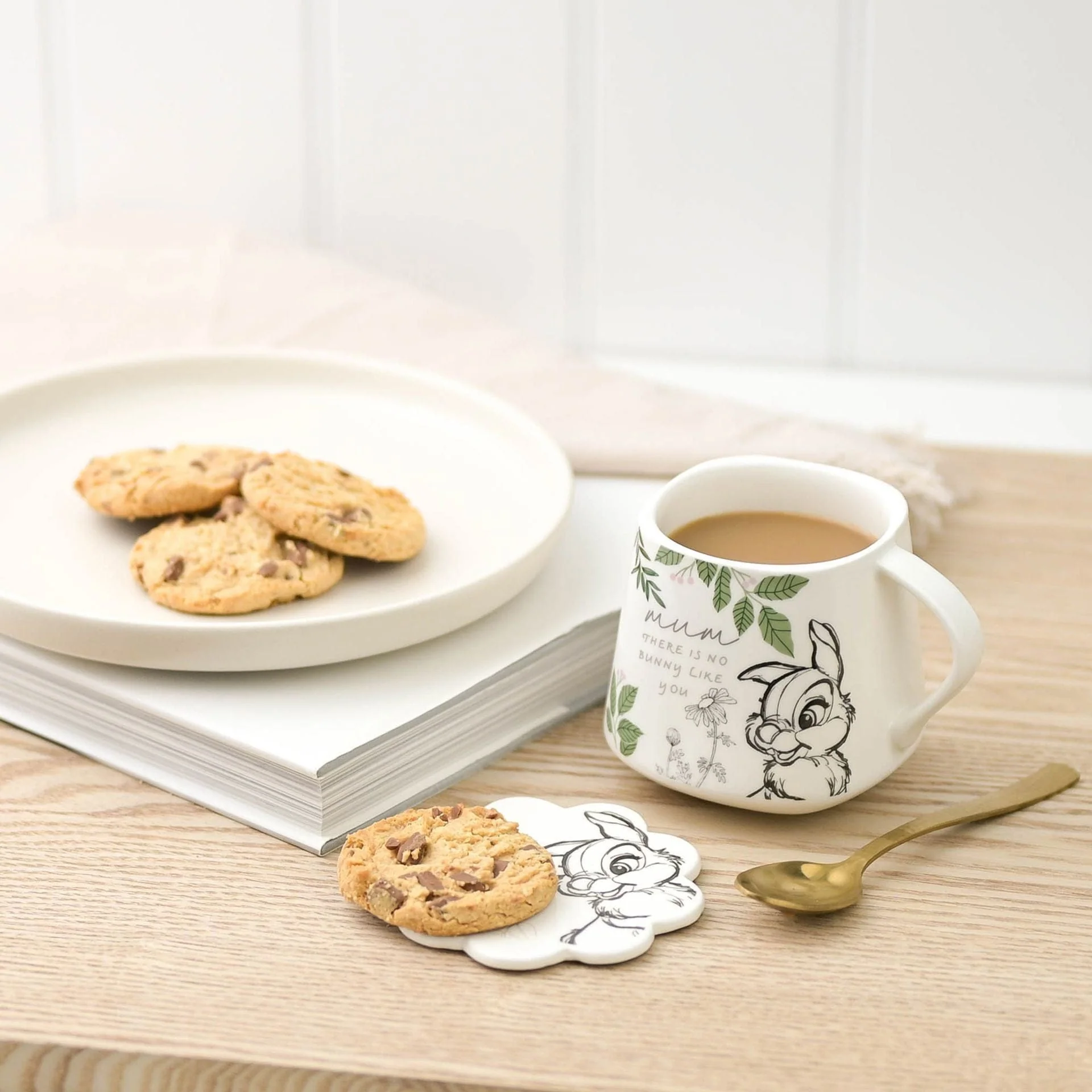 Disney Home Forest Friends Thumper Mug & Coaster Set 'Mum' Bambi - Image 6