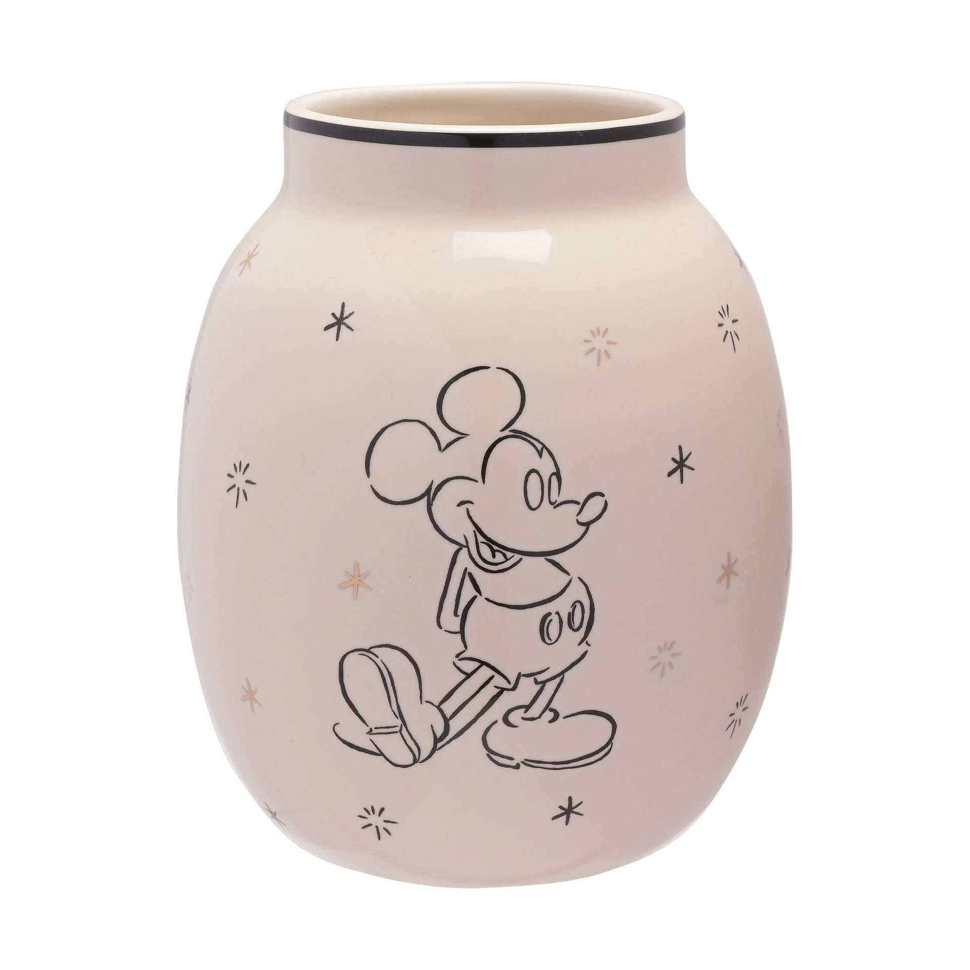 Disney Home Mickey Gold Foiled Vase