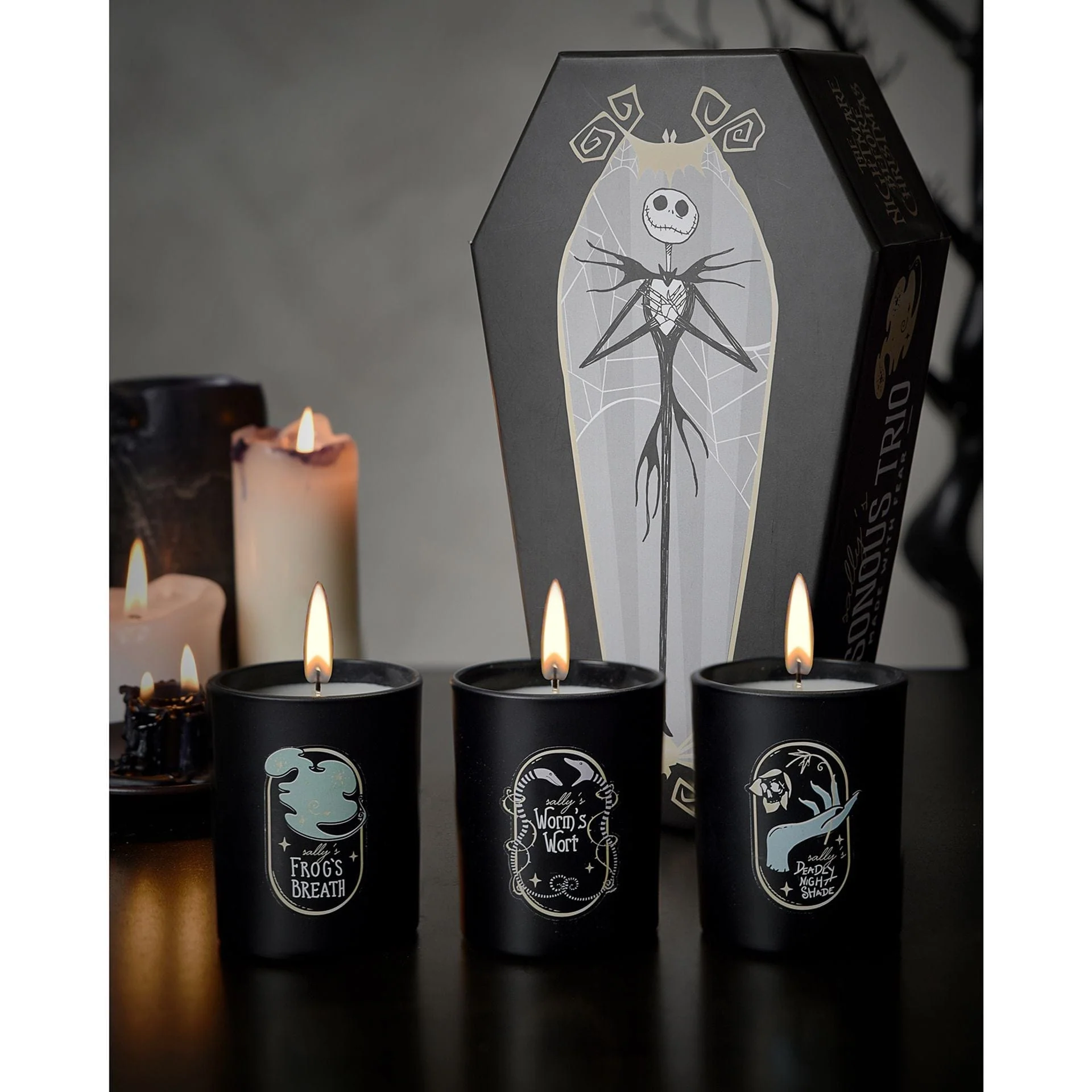 Disney Home Nightmare Before Christmas Set Of 3 Candles - Image 2