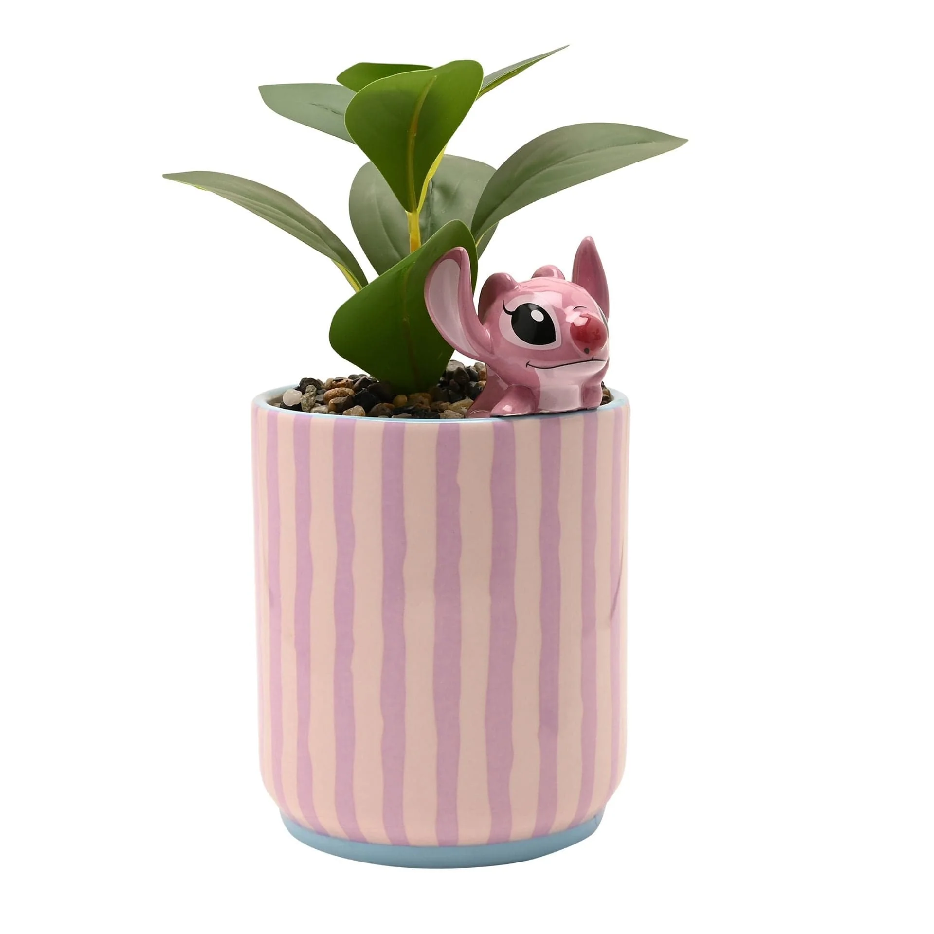 Disney Home Planter with 3D Angel & Faux Plant Lilo & Stitch - Image 3