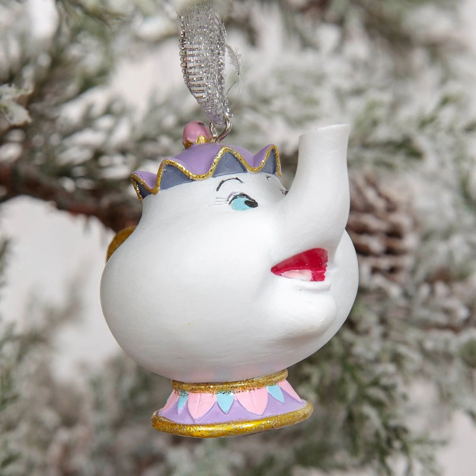 Disney Icons And Villains Set of 4 Beauty & The Beast Resin Hanging Decorations - Image 10