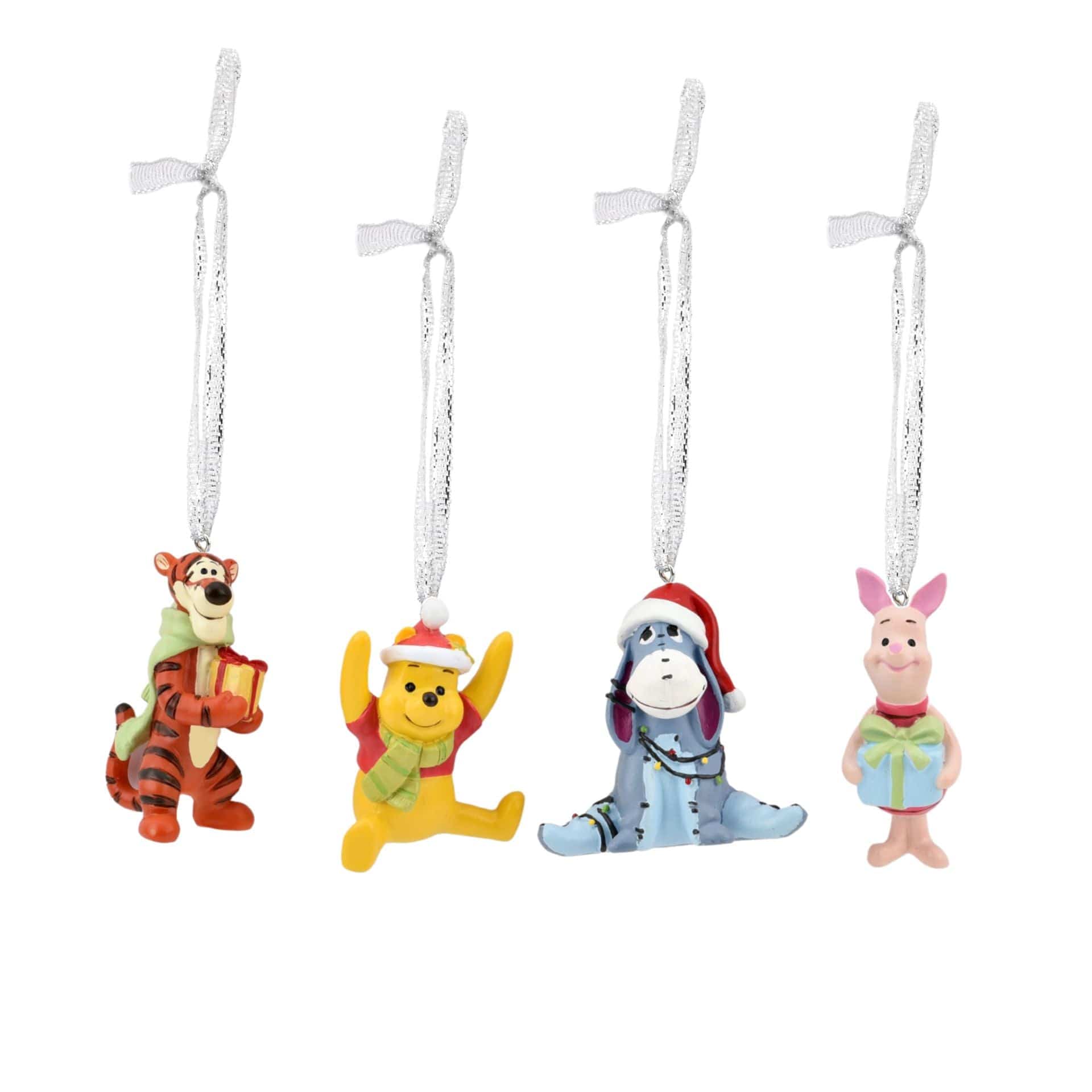 Disney Icons & Villains Set of 4 Winnie The Pooh Resin Hanging Decorations - Image 2