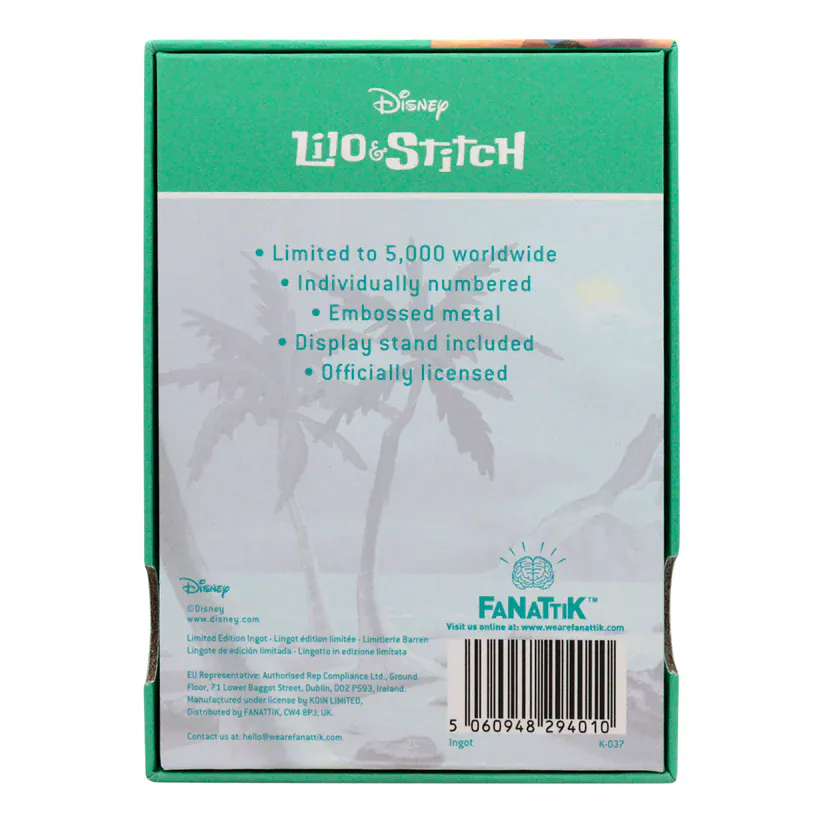 Disney Limited Edition Lilo & Stitch Collectable Ingot - Image 2
