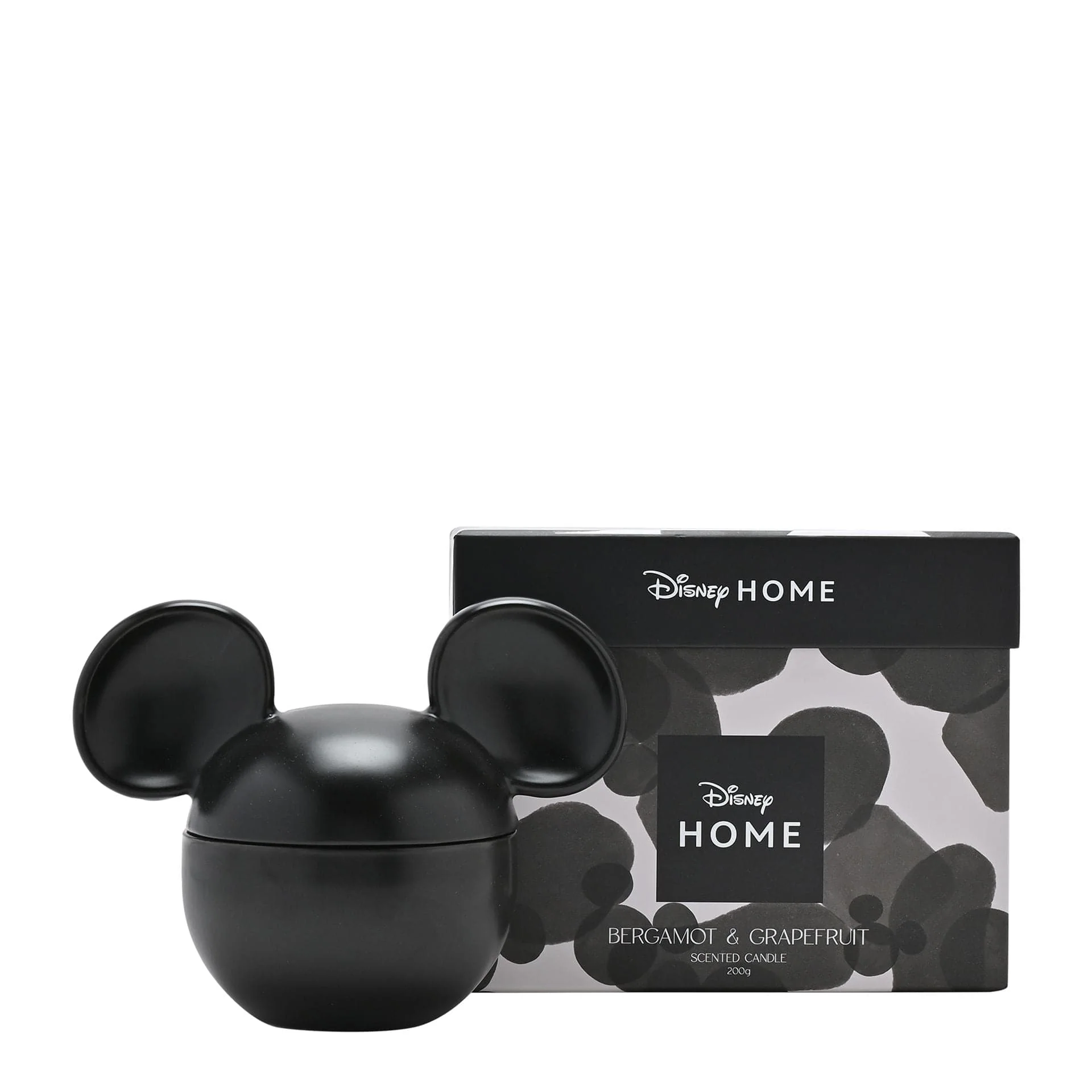 Disney Mickey Black Ceramic Vessel Fragranced Candle Bergamot & Grapefruit - Image 3