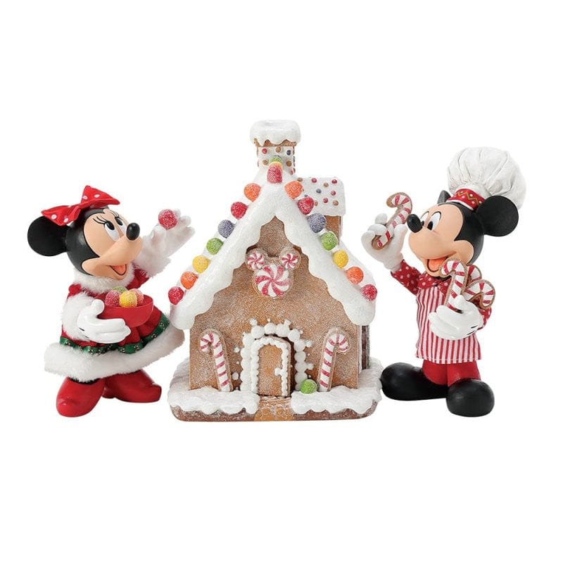 Disney Mickey & Minnie’s Gingerbread House Possible Dreams Christmas Figurine By Department 56 6016447