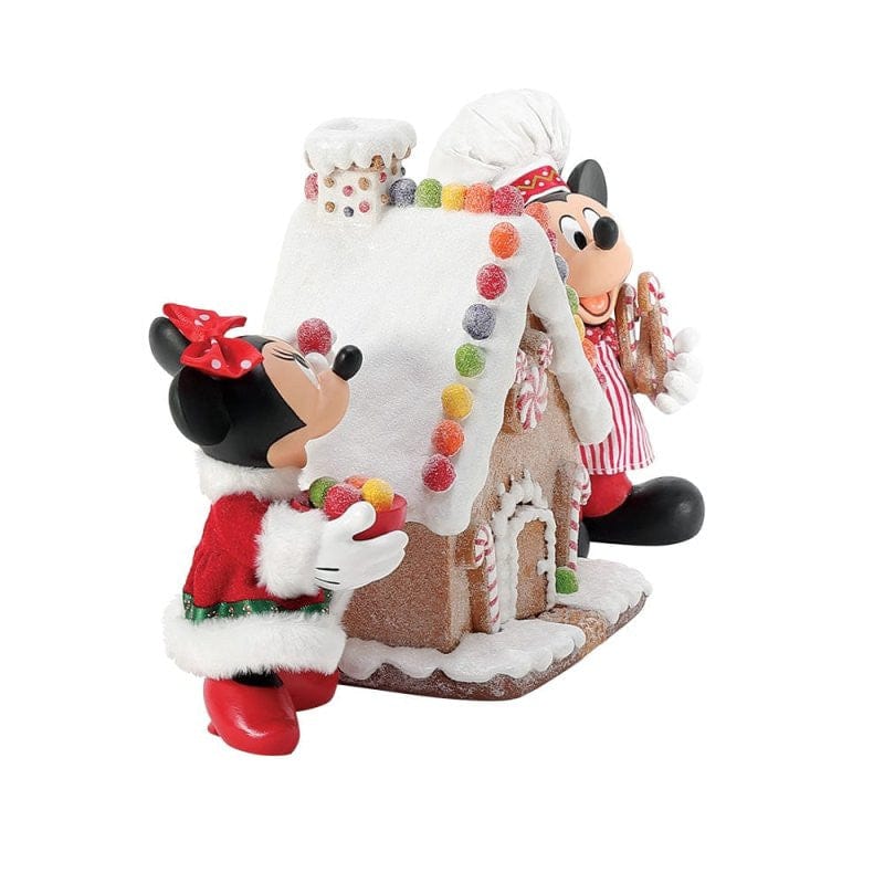 Disney Mickey & Minnie’s Gingerbread House Possible Dreams Christmas Figurine By Department 56 6016447 - Image 2