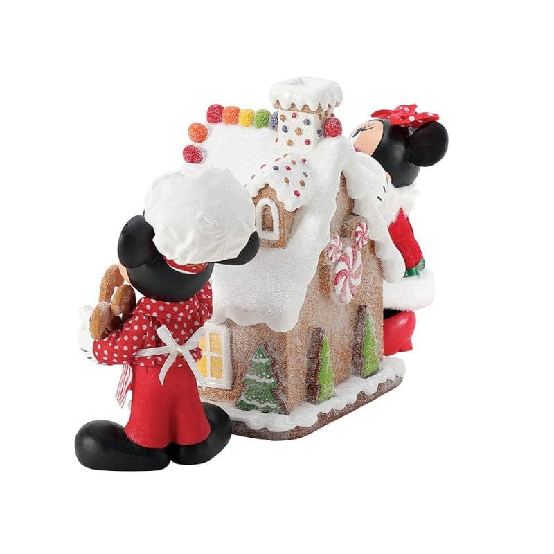 Disney Mickey & Minnie’s Gingerbread House Possible Dreams Christmas Figurine By Department 56 6016447 - Image 4