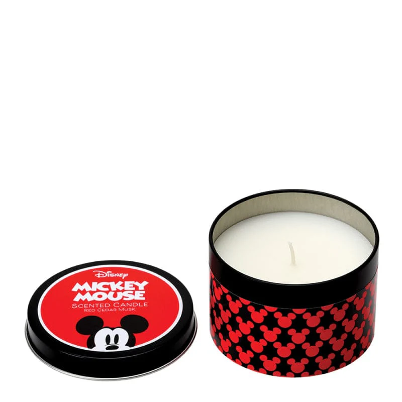 Disney Mickey Mouse Red Cedar Musk Tin Candle by Disney Home Fragrance - Image 5