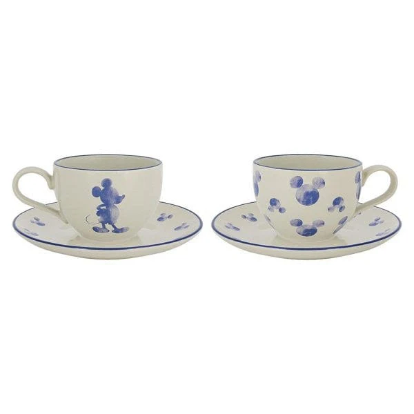 Disney Mono Tea Cup & Saucer (Set of 2) A30842