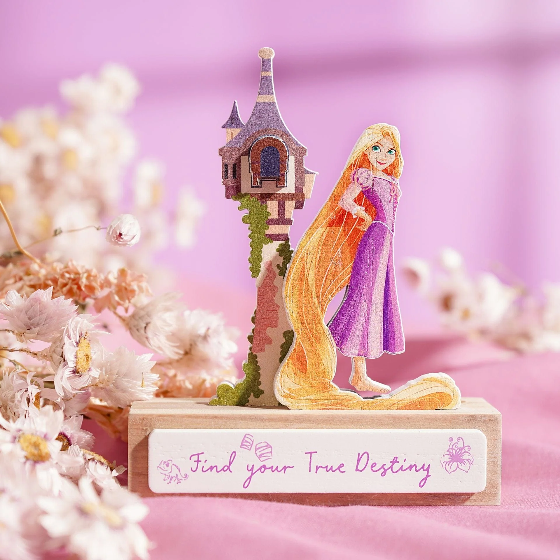 Disney Pastel Princess Mini Castle Plaque - Rapunzel Tangled - Image 3