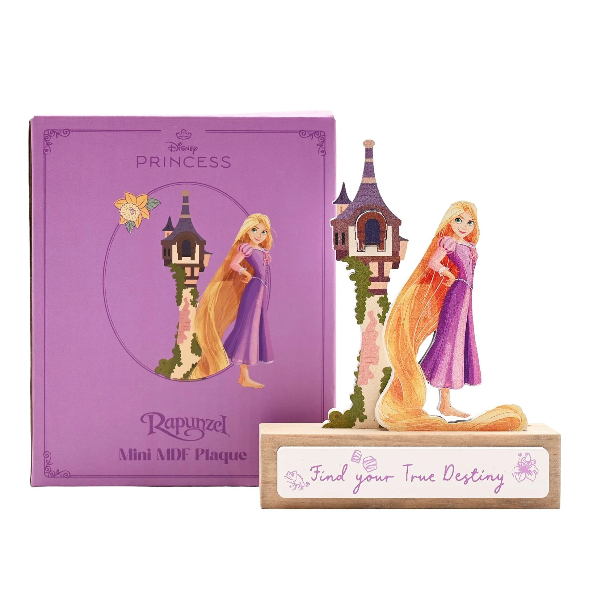 Disney Pastel Princess Mini Castle Plaque - Rapunzel Tangled - Image 4