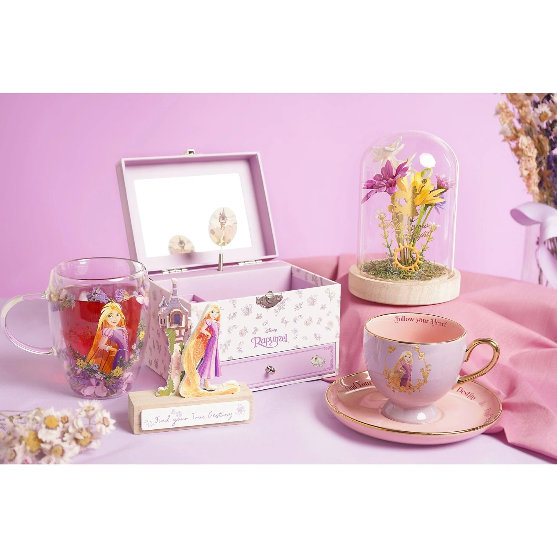 Disney Pastel Princess Mini Castle Plaque - Rapunzel Tangled - Image 7