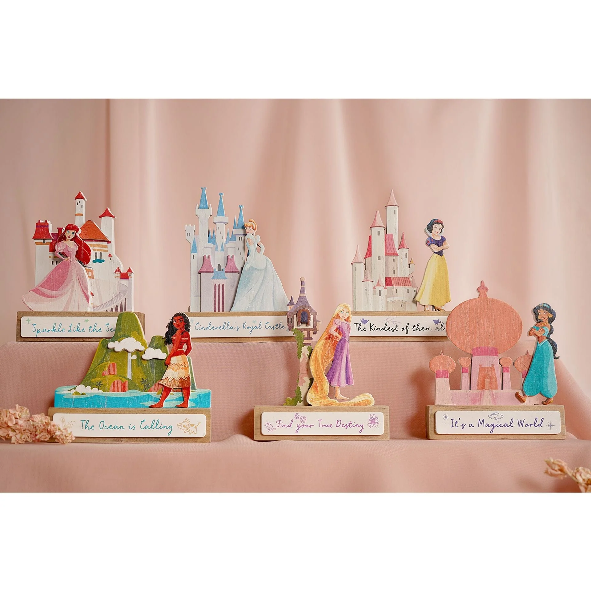 Disney Pastel Princess Mini Castle Plaque - Rapunzel Tangled - Image 8