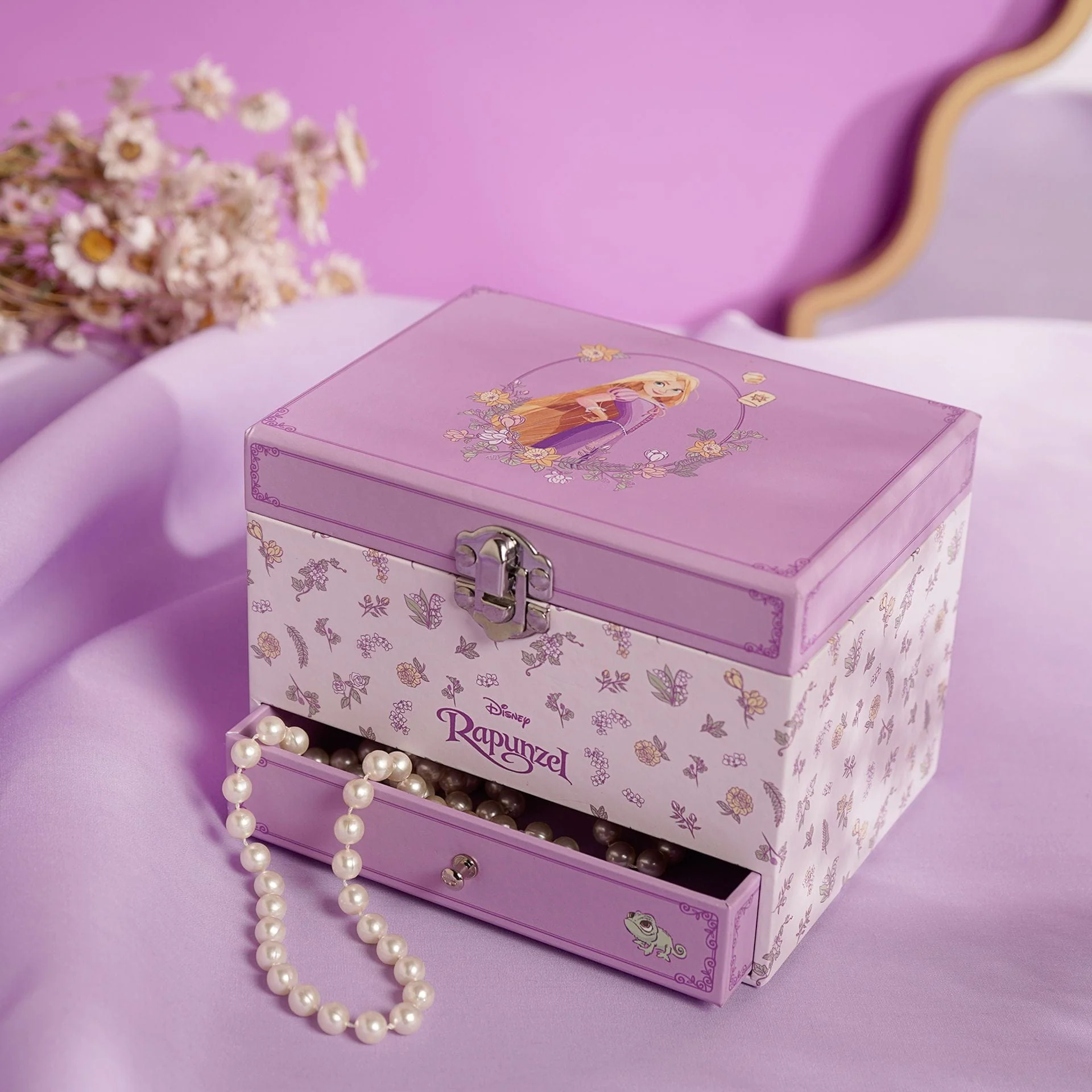 Disney Pastel Princess Musical Jewellery Box - Rapunzel Tangled - Image 2