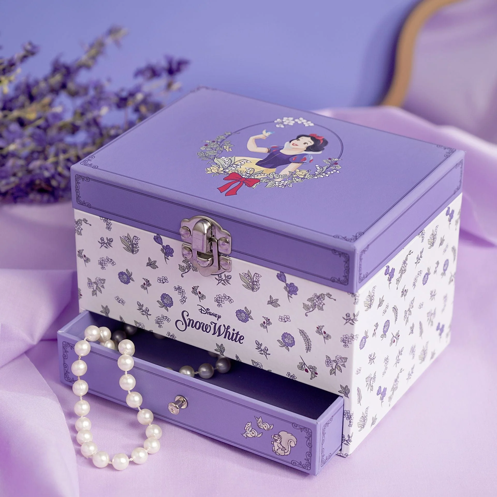 Disney Pastel Princess Musical Jewellery Box - Snow White - Image 2