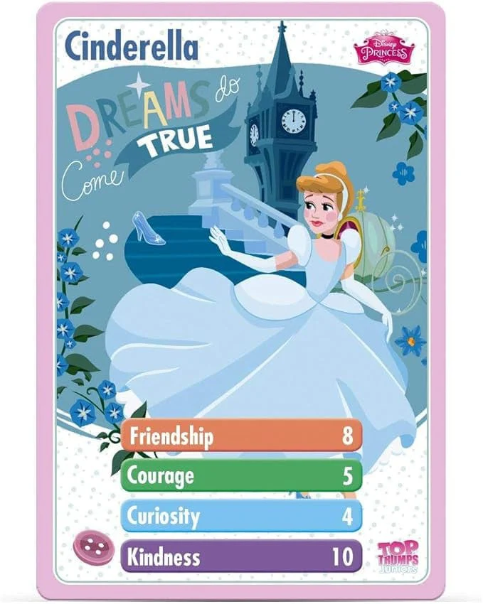 Disney Princess Junior Top Trumps Card Game - Image 2
