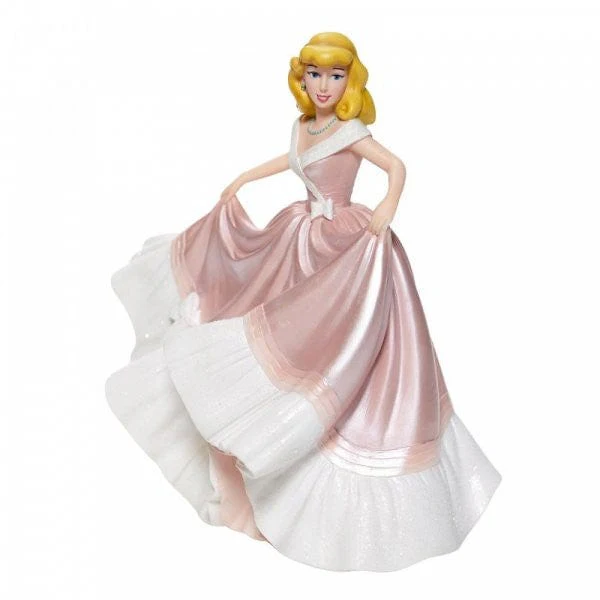 Disney Showcase Cinderella in Pink Dress Couture de Force Figurine 6008704 - Image 3