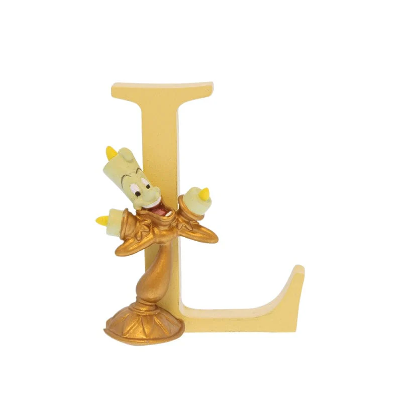 Disney Showcase Alphabet Letter L Lumiere Figurine
