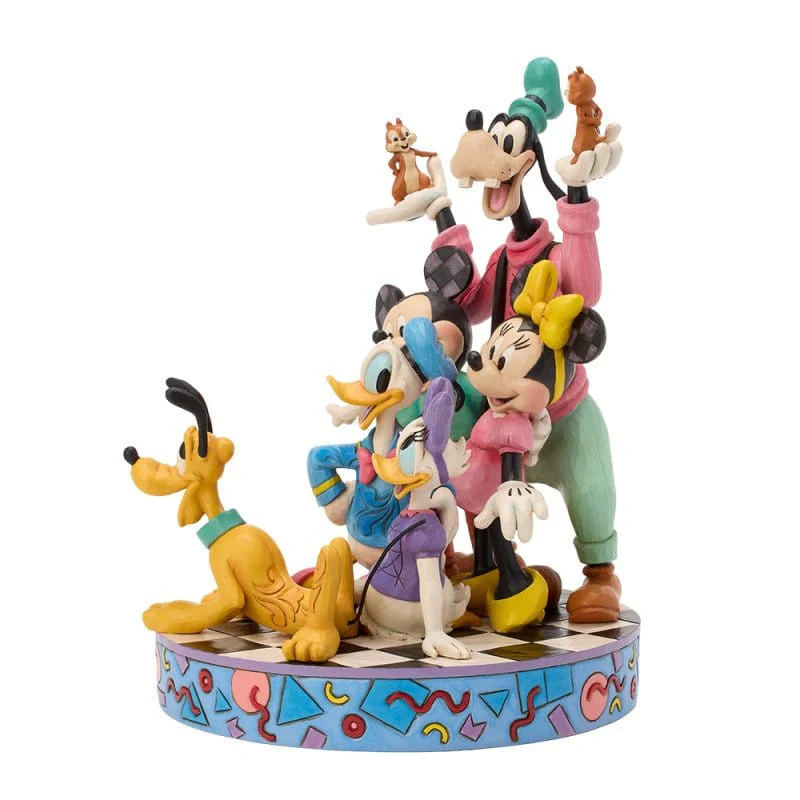 Disney Traditions 90s Retro Mickey and Friends Figurine by Jim Shore - Image 3
