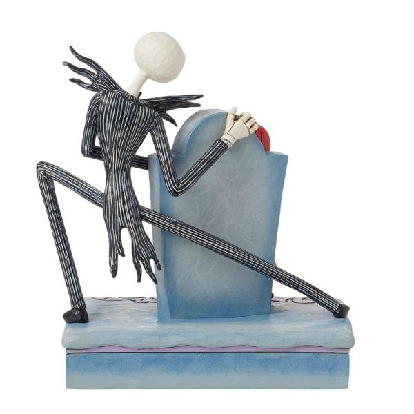 Disney Traditions A Grave Affair (Jack and Sally Gravestone) Figurine By Jim Shore 6016594 - Image 2