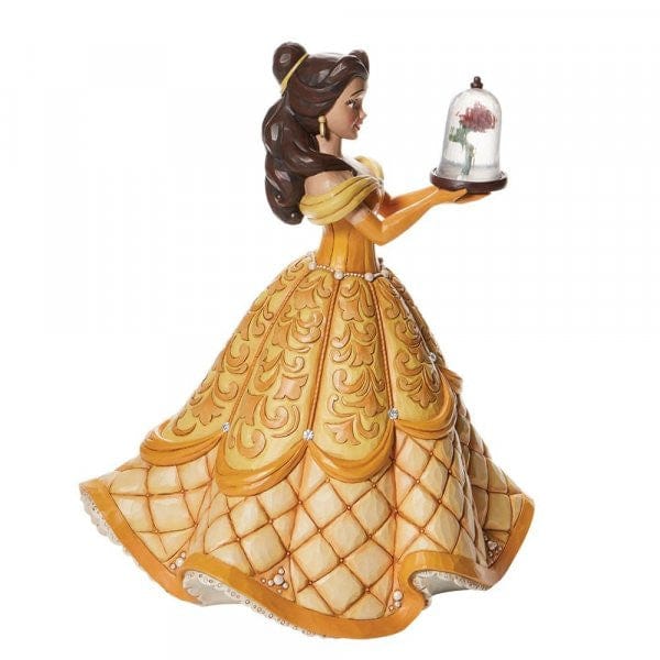 Disney Traditions A Rare Rose - Belle Deluxe Figurine 6009139 - Image 3